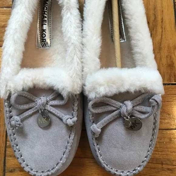 MICHAEL KORS SUEDE LEATHER MOCCASIN SHOES